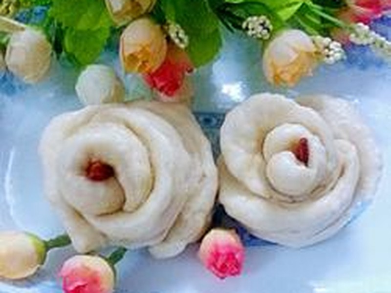 玫瑰花馒头