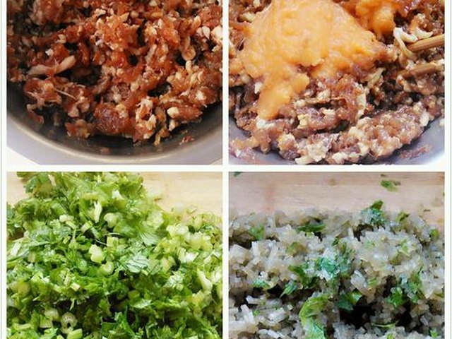 【胡萝卜皮猪肉芹菜水饺】步骤1