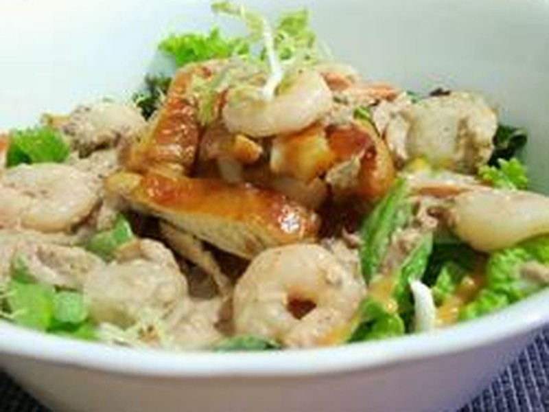 和風燒雞肉沙律