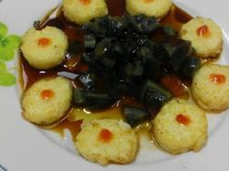 皮蛋拌玉子豆腐