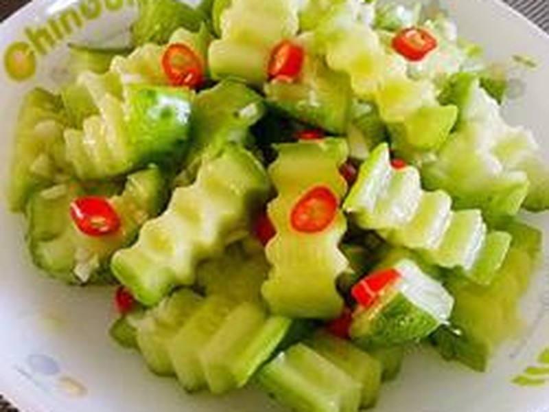凉拌酸辣黄瓜