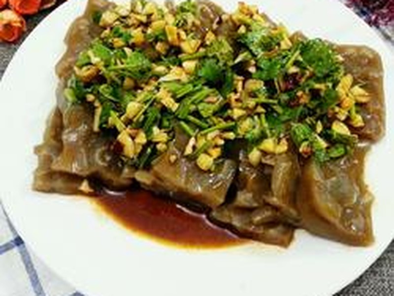 凉拌猪皮冻