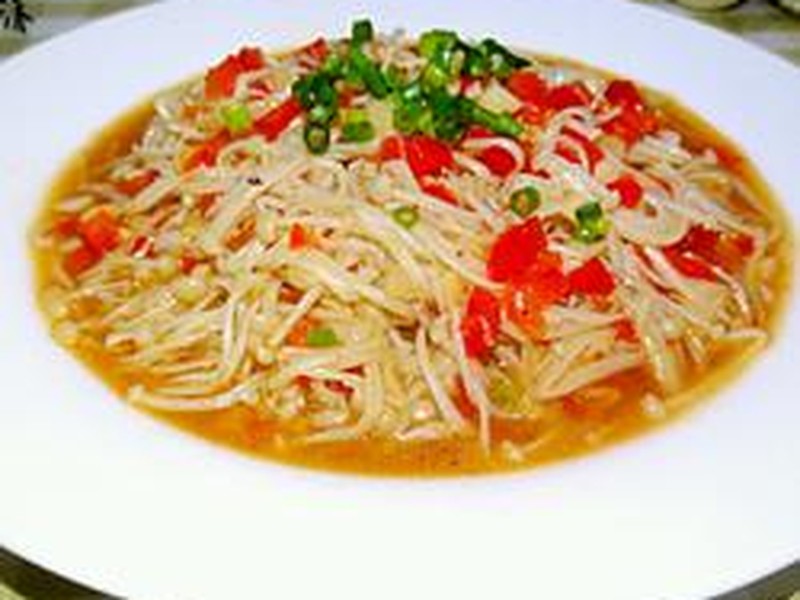 凉拌金针菇