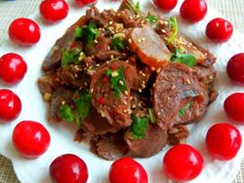 凉拌五香牛肉