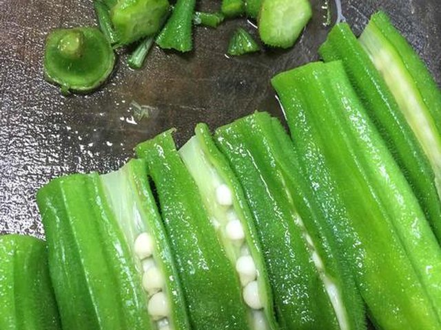 【凉拌秋葵(芥末味)】步骤4