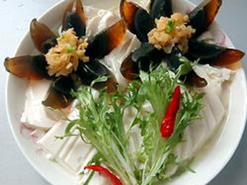 皮蛋拌豆腐