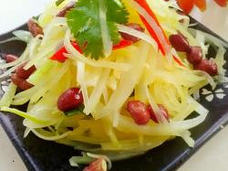 抢拌三丝花生米