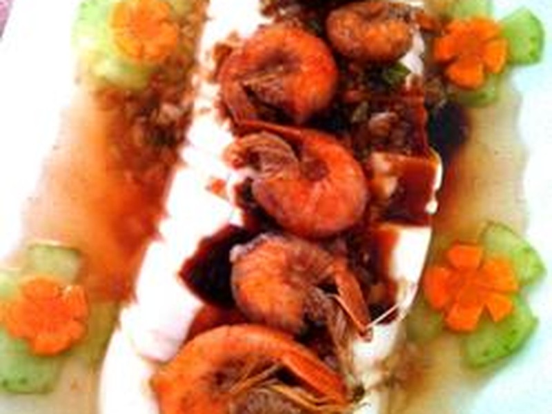 虾尾凉豆腐