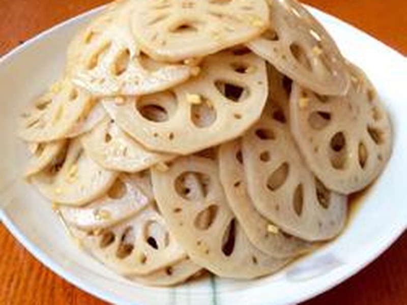 〖 姜汁老醋拌藕片 〗