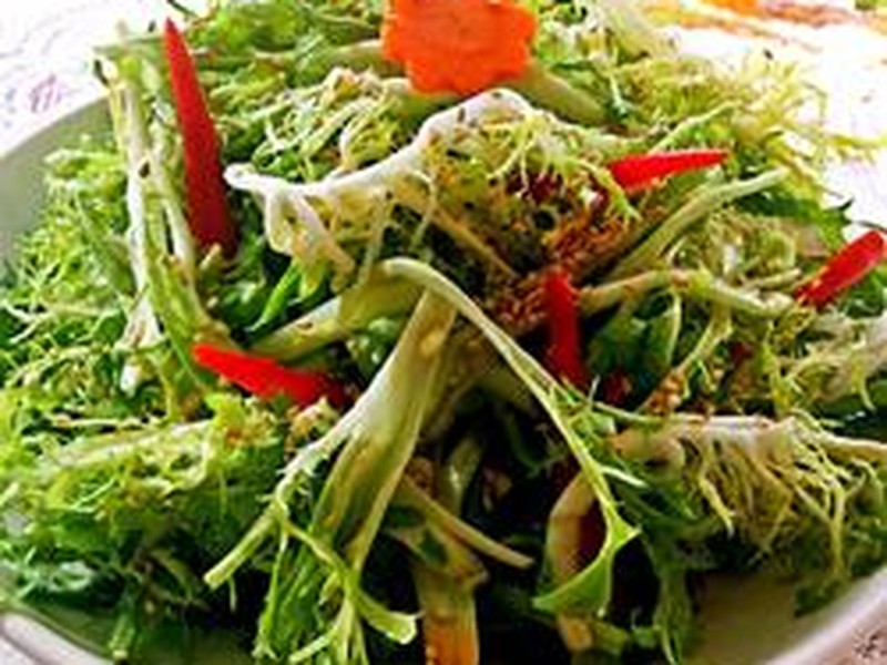 凉拌苦菊菜