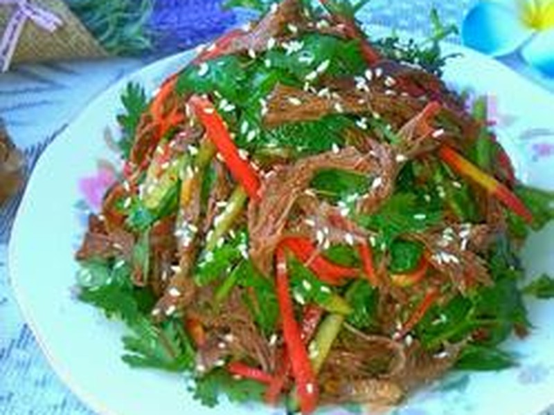 凉拌猪心肉