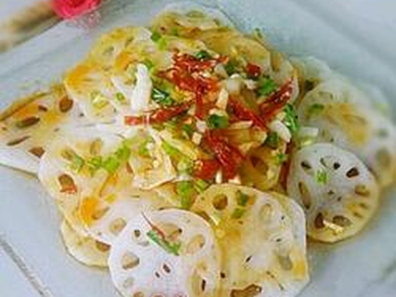 凉拌藕片