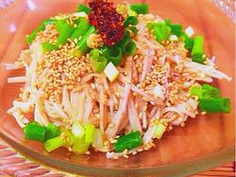 凉拌金针菇