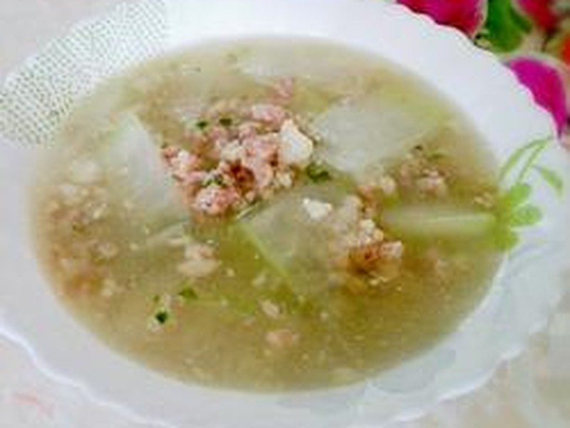 冬瓜肉末汤