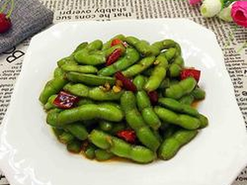 凉拌毛豆