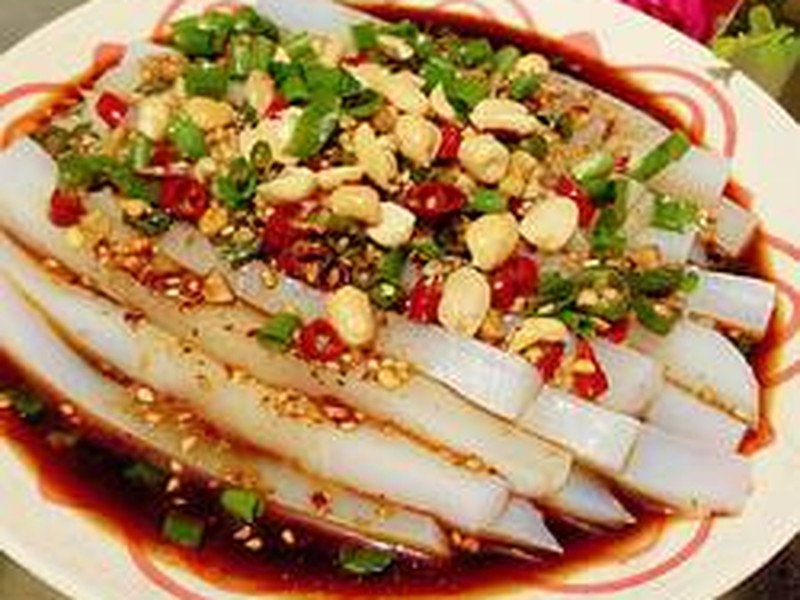 凉拌豌豆凉粉