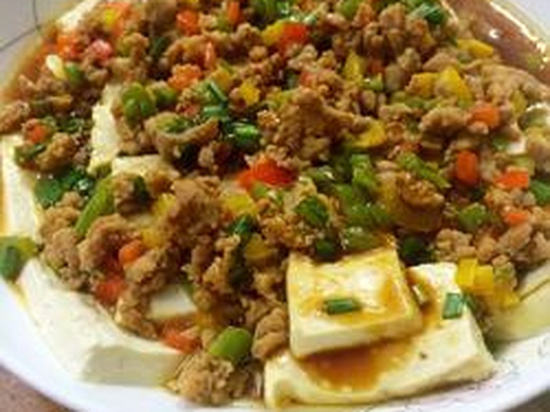 肉末蒸内脂豆腐