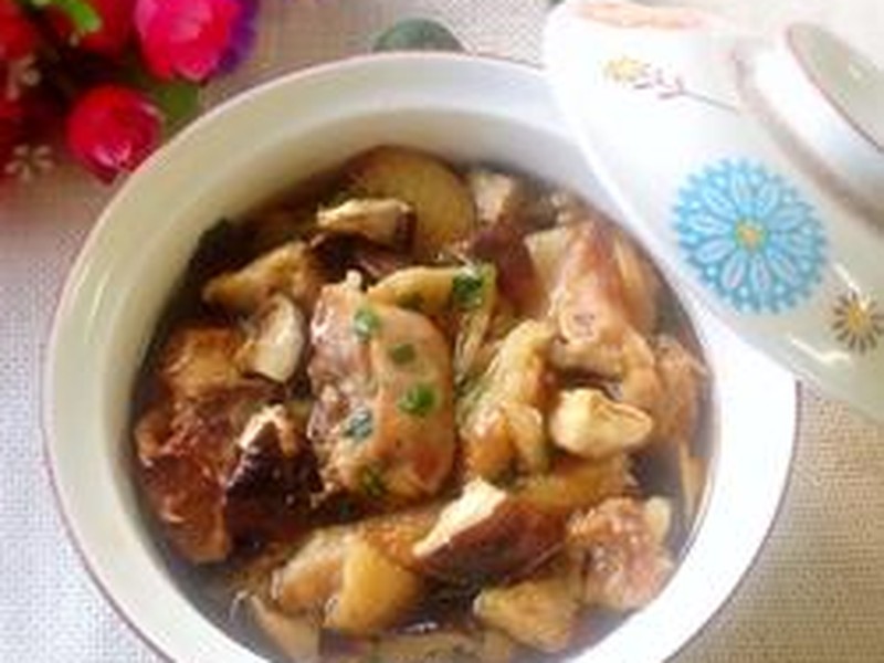 冬菇蒸鸡