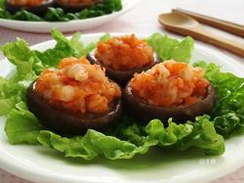 鲜虾香菇盏