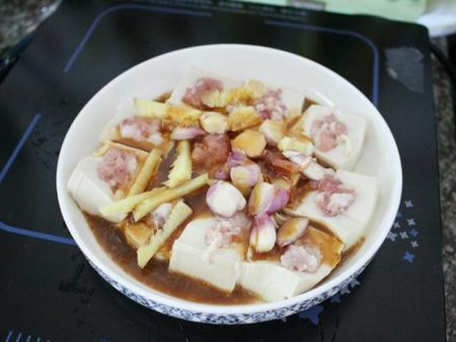 【鲍鱼汁蒸豆腐】步骤4