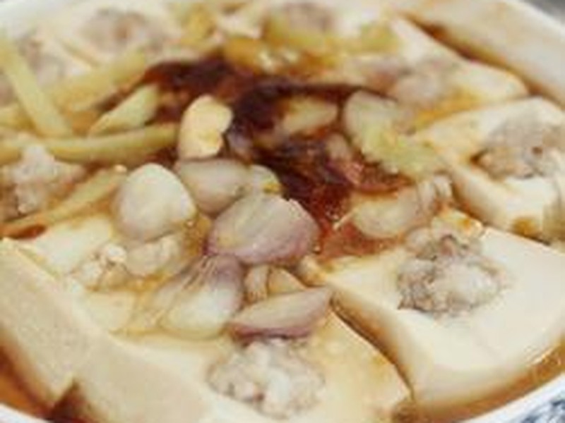 鲍鱼汁蒸豆腐