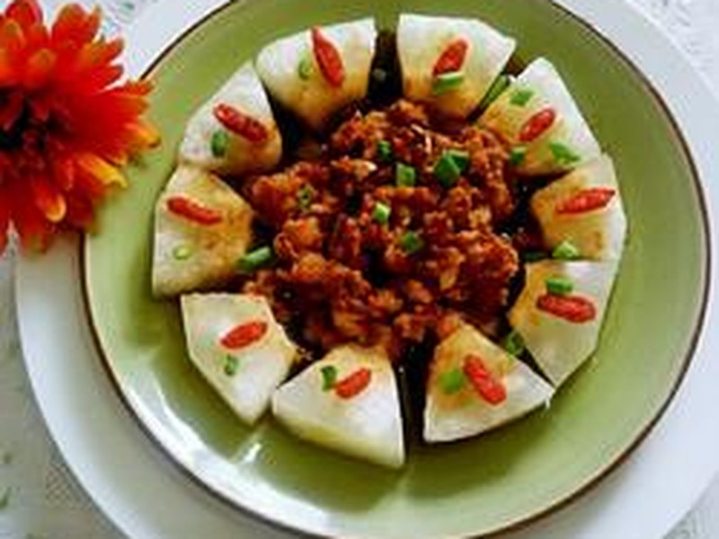 肉末蒸冬瓜
