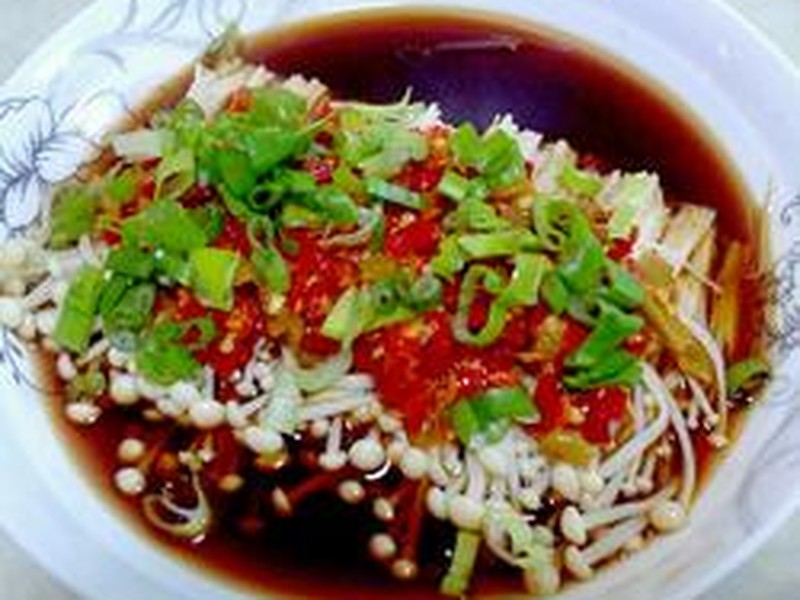 剁椒蒸金针菇