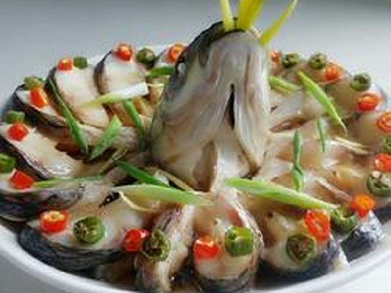 清蒸孔雀开屏鱼