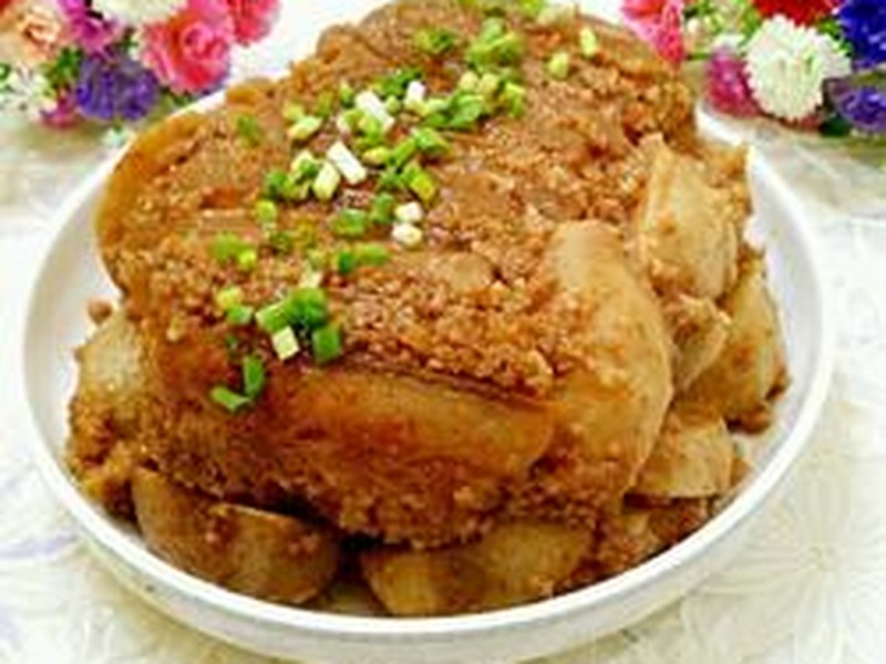 香芋粉蒸肉