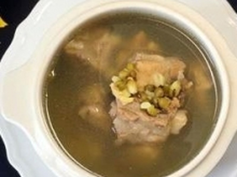 绿豆排骨汤