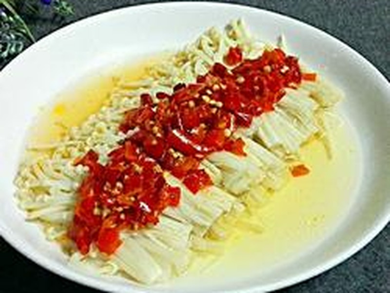 剁椒蒸金针菇