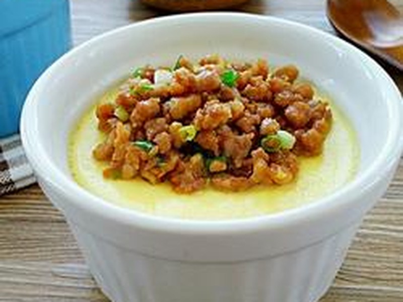 肉末蒸蛋羹