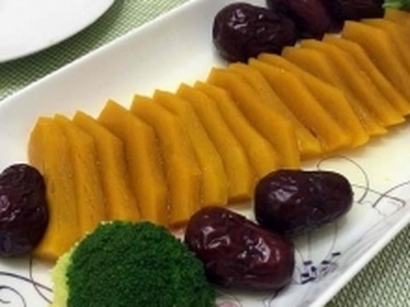 红枣蒸南瓜