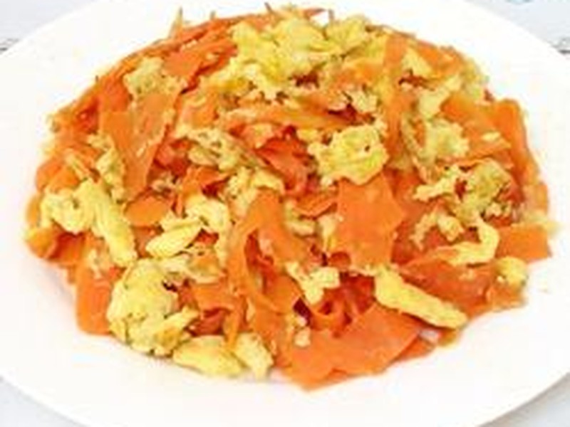 胡萝卜炒鸡蛋