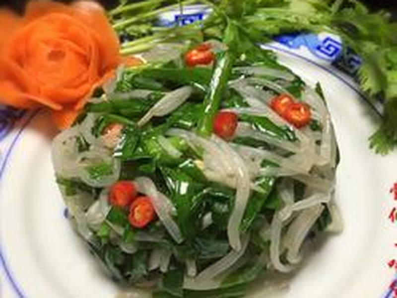 豆芽炒韭菜