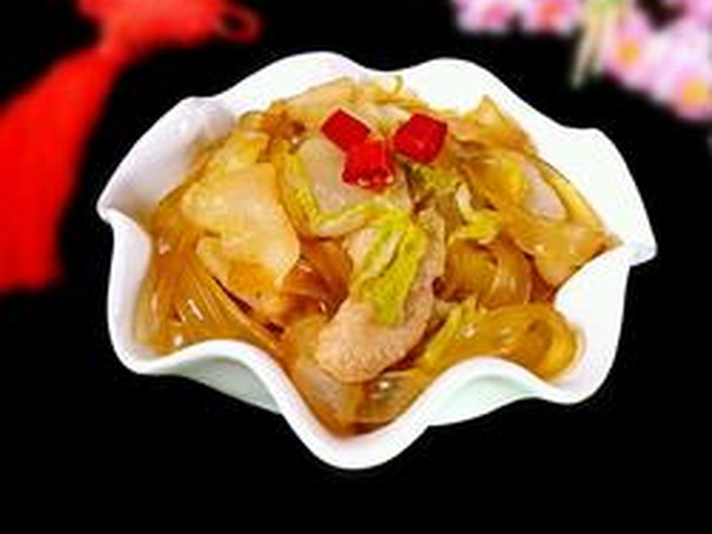 猪肉白菜炖粉条