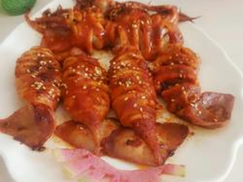 孜然鱿鱼