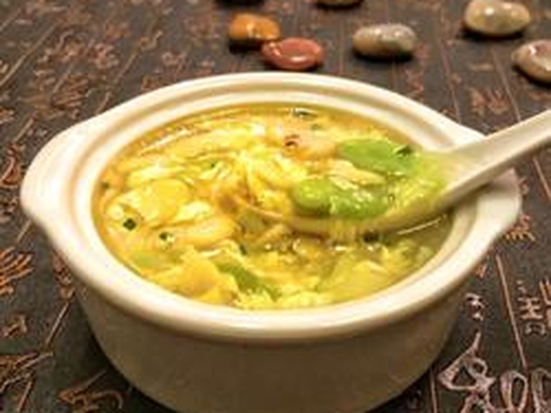 蚕豆鸡蛋汤