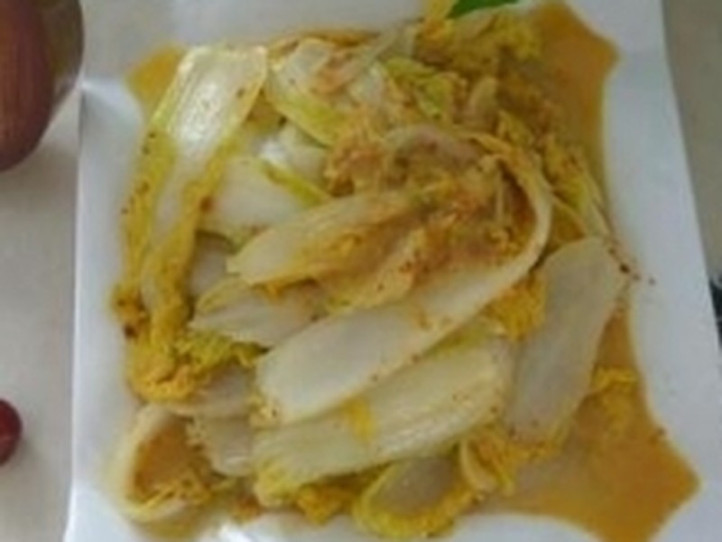 蛋黄娃娃菜