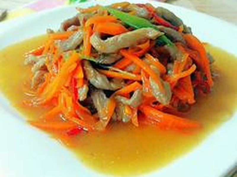 胡萝卜炒肉
