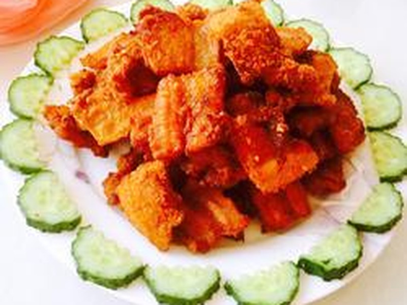 干炸五花肉