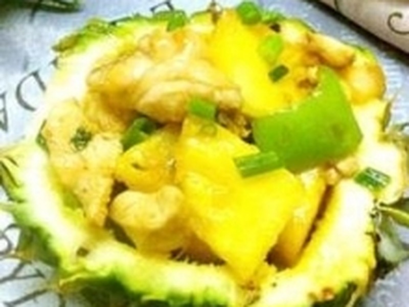 菠萝炒鸡