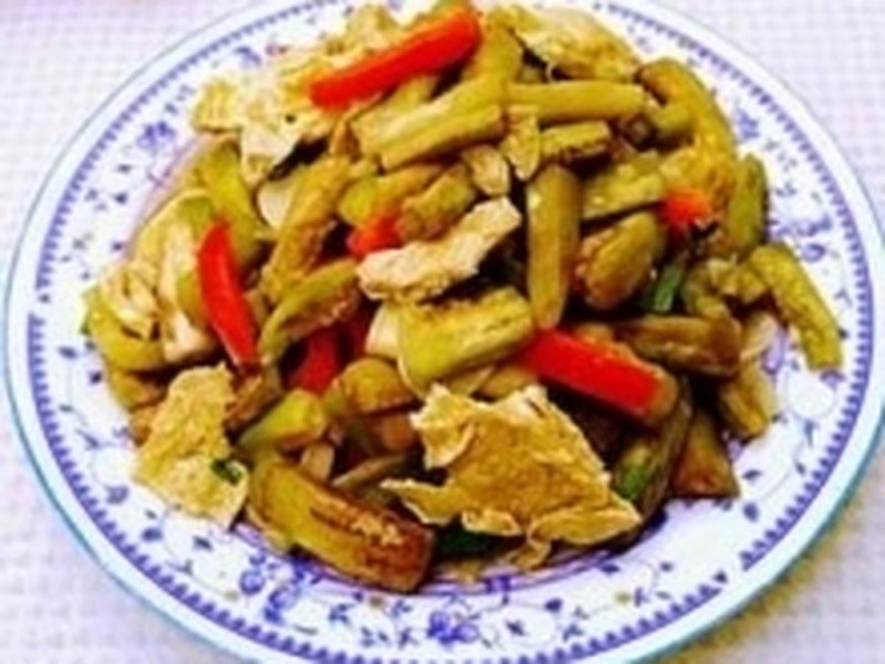 茄子炒鸡蛋
