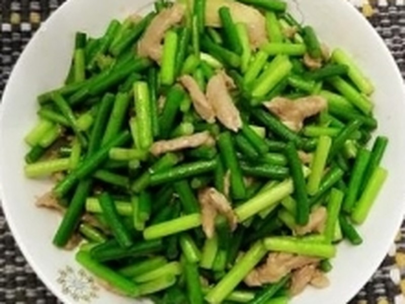 炒蒜苗
