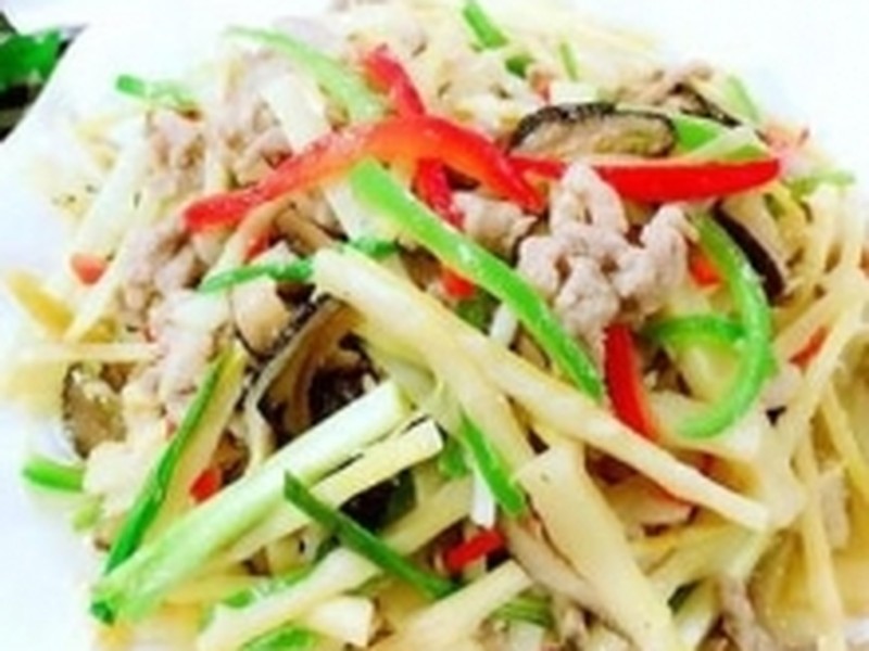 竹笋炒肉丝