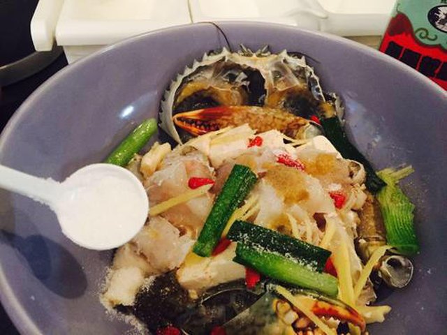 【螃蟹烩豆腐】步骤4