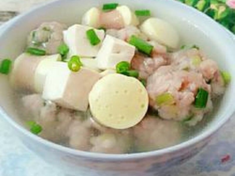 小肠灌蛋丸子汤
