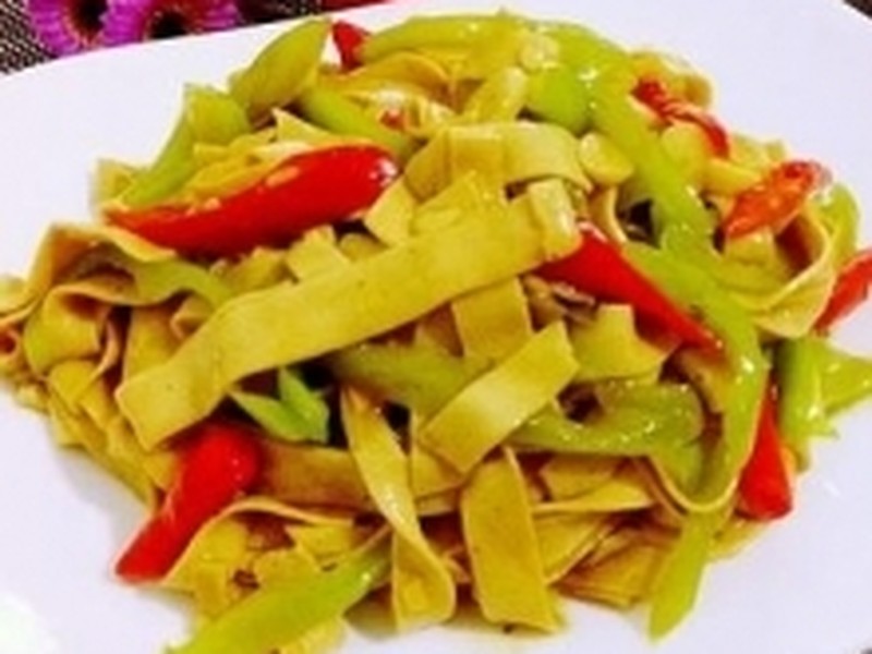尖椒干豆腐