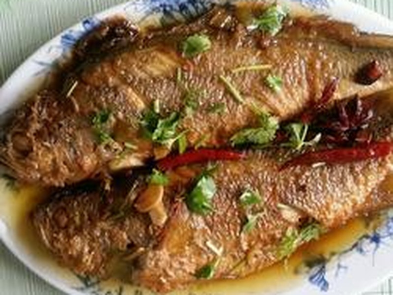 煎炖黄花鱼