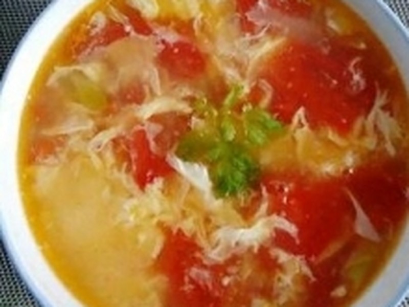 蕃茄鸡蛋汤